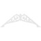 Ekena Millwork Pitch Carrillo Architectural Grade PVC Gable Pediment, 60"W x 25"H x 1"P (10/12) GPP060X025X100CRL - alternate 4
